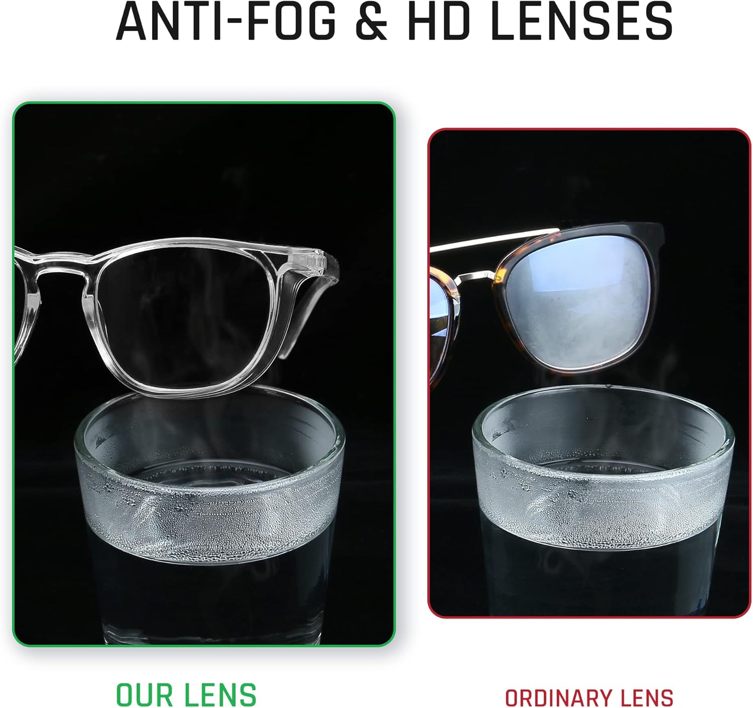 Stylish Safety Glasses, Clear Anti-Fog Anti-Scratch Protective Glasses For Men And Women - Image 3