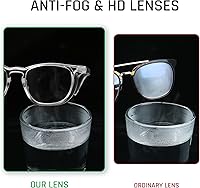 Vista 53 de Gafas de seguridad con estilo, gafas protectoras antiarañazos, transparentes para hombres y mujeres