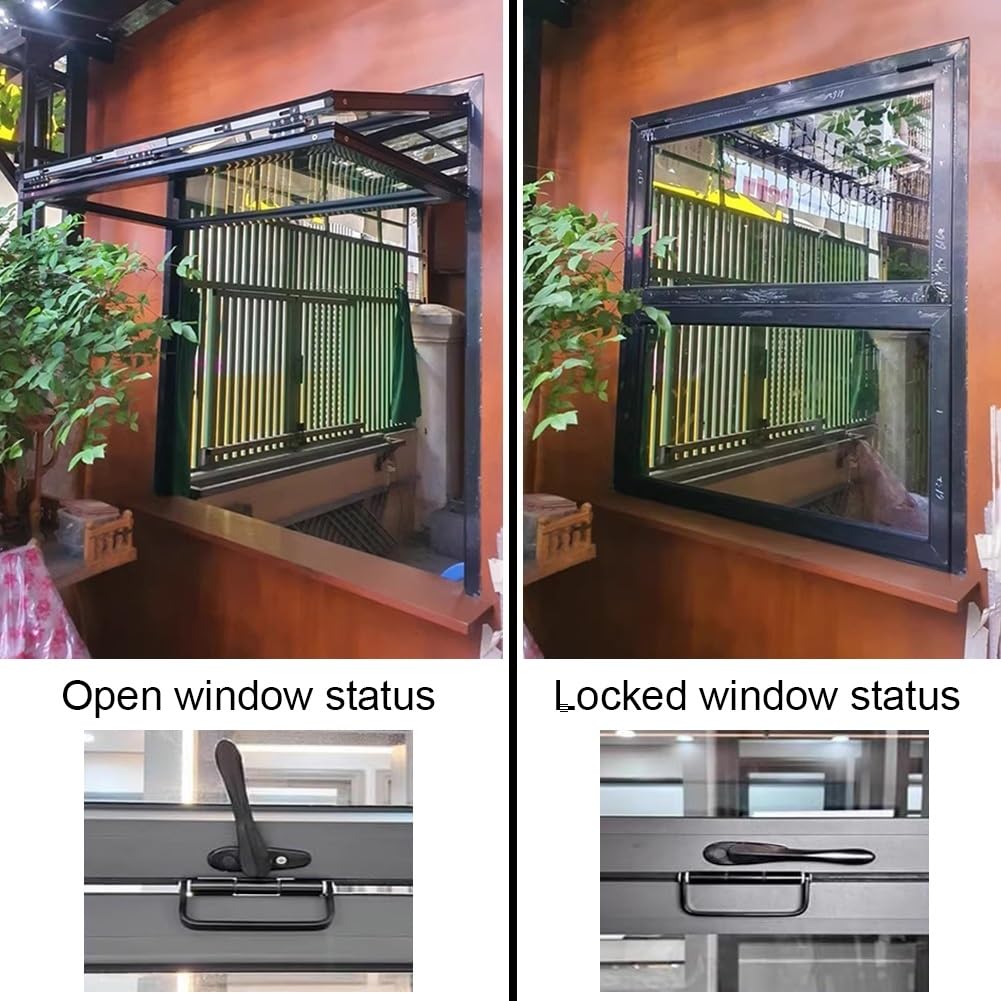 Finestra di servizio pieghevole personalizzabile per ristoranti e camion alimentariFacile installazione finestra di concessione (70 x 80 cm) perfetta per capannoni all'aperto ed eventi di catering