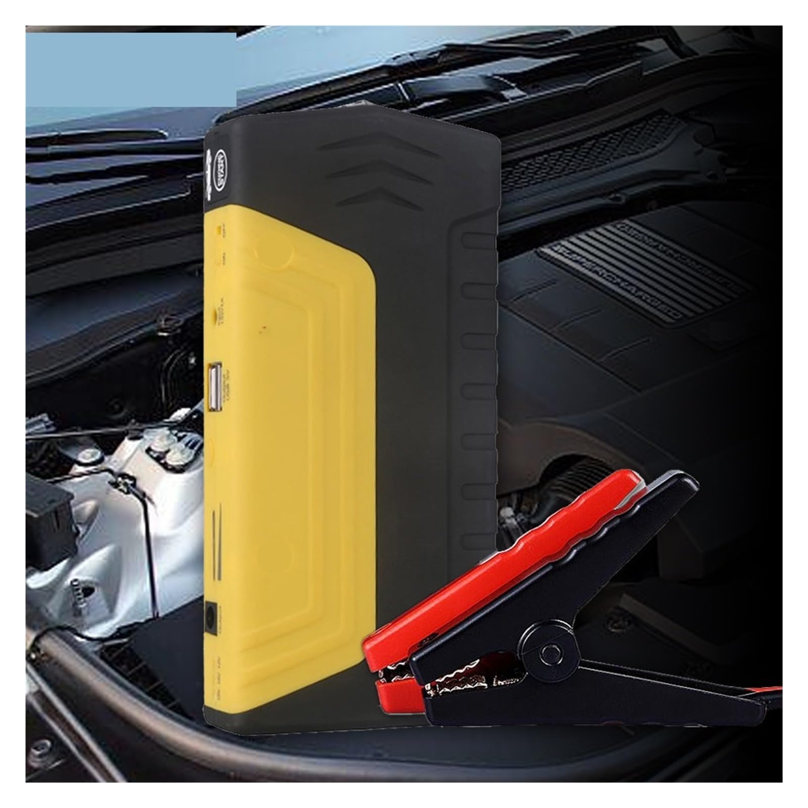 Duża Pojemność 12V Urządzenie Do Uruchamiania Awaryjnego Samochodu Power Bank 600A Przenośne Urządzenie Rozruchowe Wzmacniacz Akumulatora Samochodowego Ładowarka Rozrusznik Samochodowy Szybkie I Wydaj
