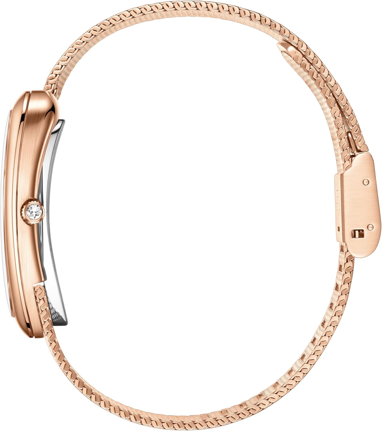 SAGA Sailboat Women's Luxury Quartz Watch with Swiss Movement, Roman Numeral Dial, Danube Crystal, Stainless Steel Triangular Case, 3ATM Water Resistant - Elegant Gift for Small Wrists - Image 2