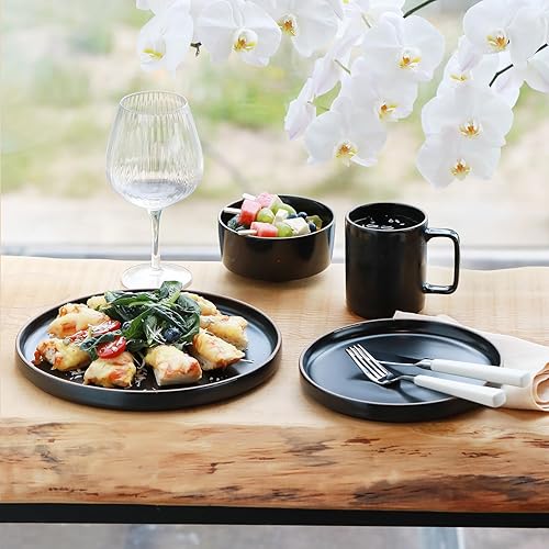 Miniatura 7 de ZEN Bol de porcelana bidireccional 5.1 in Set 2p (negro)