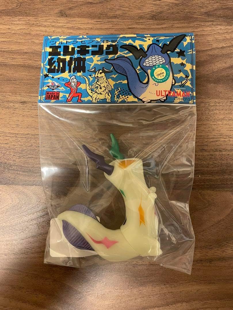 MAXTOY 蓄光 幼体 エレキング ソフビ レッドG.I.D ライトピンク エレキング幼体 蛍光ピンク - One up. Online Store