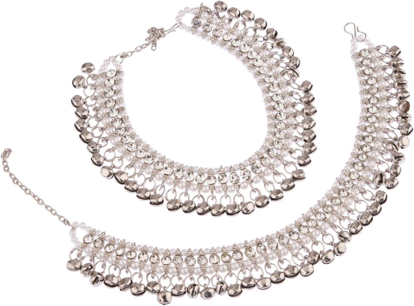 Indian Anklets Bridal Payal Ghungroo Jhanjara Bells Ankle Bracelet