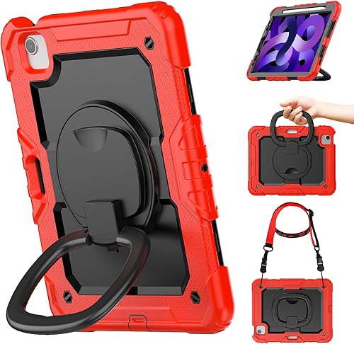 Timecity Funda para iPad Air 54 generación de 10.9 pulgadas (para iPad Air 54) con fuerte protección, protector de pantalla, mango, correa para el