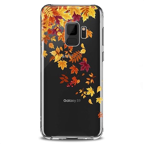 Miniatura 9 de Funda compatible con Samsung S23 S22 Plus S21 FE Ultra S20+ S10 Note 20 5G S10e S9 Teléfono Autumn Leaves Nice Girl Flexible Silicona Slim Fit Clear