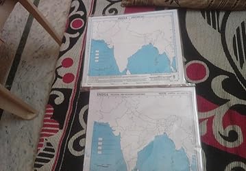 ibd MH Practice Map Of India 50 political and 50 physical maps by ...