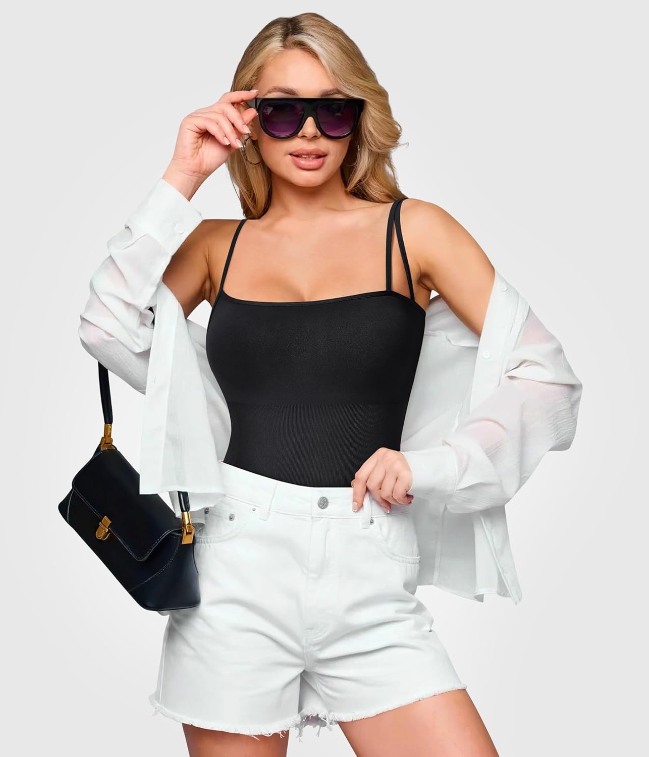 Eleady Womens Shapewear Bodysuit Full Body Shaper - Image 3