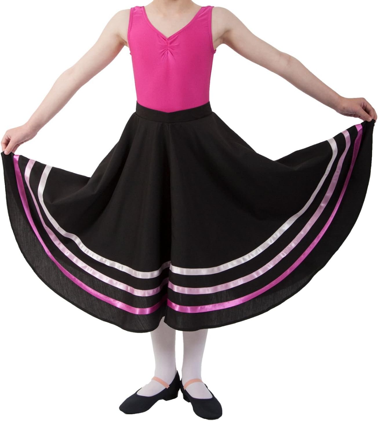 Dancing DaisyGirls Ballet Dance Character Skirt RAD Style Coloured Ribbons