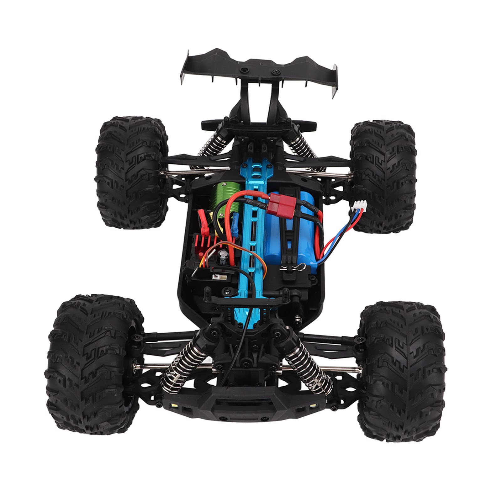 RiToEasysports Szybki Samochód RC w Skali 1/16, Zdalnie Sterowany Samochód Terenowy 2,4G z Reflektorami LED i Metalowym Mechanizmem Różnicowym, dla Dorosłych Chłopcy na Płaskiej, Piaszczystej, (PINK)