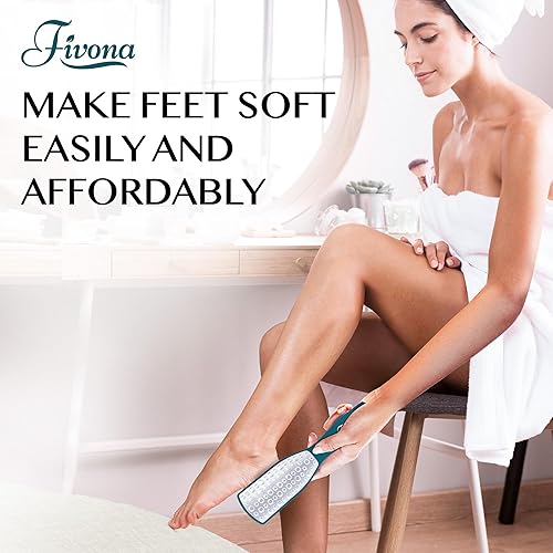 Miniatura 8 de Fivona Lima profesional para pies, removedor de callos para pies, escofina de pie de doble cara para talones secos, removedor de piel muerta,