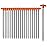 Cheardia 10 Pack Tent Stakes Heavy Duty, 9.75 Inch Yard Stakes Non-Rust Metal Tent Pegs Ground Stakes Tent Spikes for Camping Patio, Garden, Canopies, Grassland, Outdoor,Orange