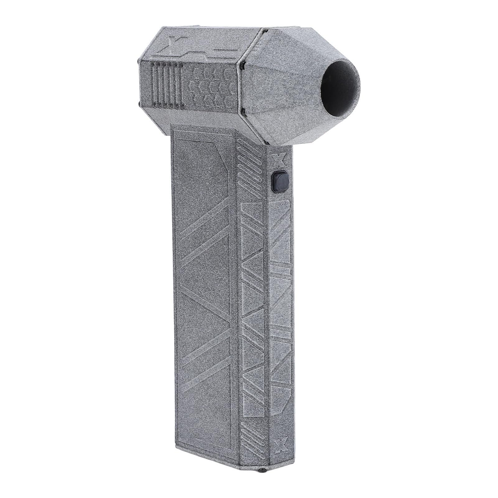 Ventilador Turbo con soplador seco, Plumero de Aire eléctrico Recargable de Alta Potencia, Motor sin escobillas de 150000 RPM con Cuerpo de aleación de Aluminio, soplador portátil (Gris)