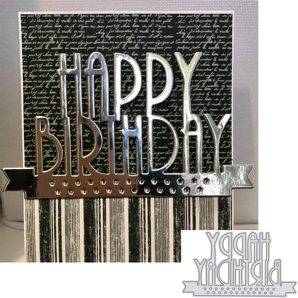 Set Fustelle E Timbri Happy Birthday - Scrapbooking E Biglietti Auguri Fai Da Te