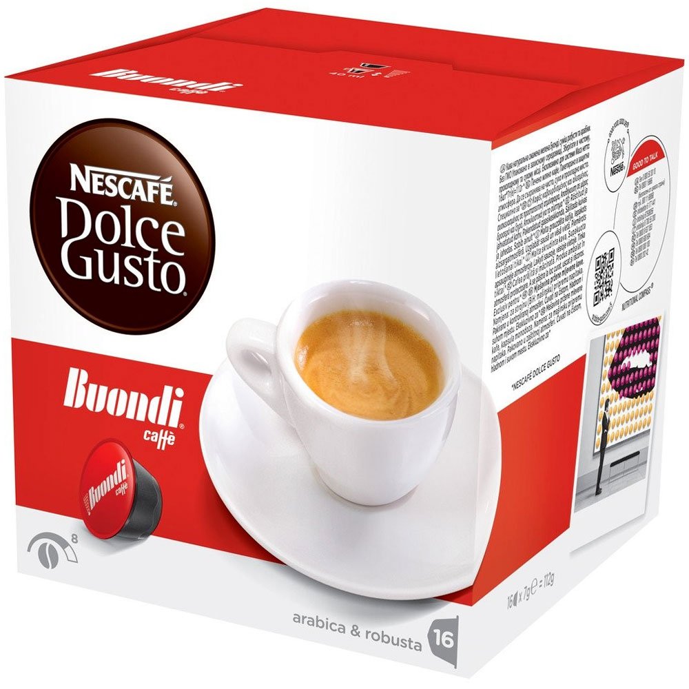 Nescafè(R) Cápsulas Café originales Dolce Gusto BUONDI' CAFFE' - 96 cápsulas