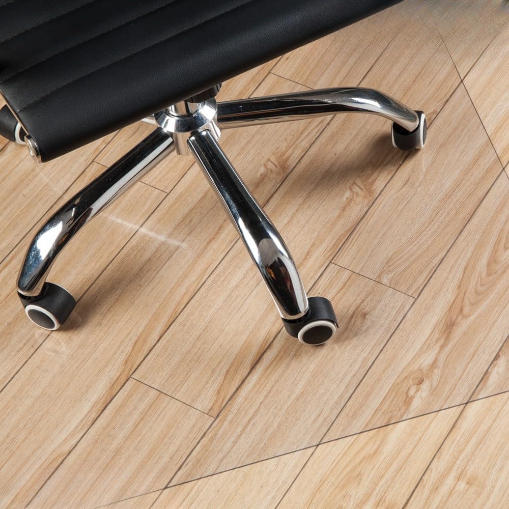Winado Office Chair Mat for Hard Floor 36x48 Non-Slip Under Computer Desk Chair Floor Protector Heavy Duty Clear