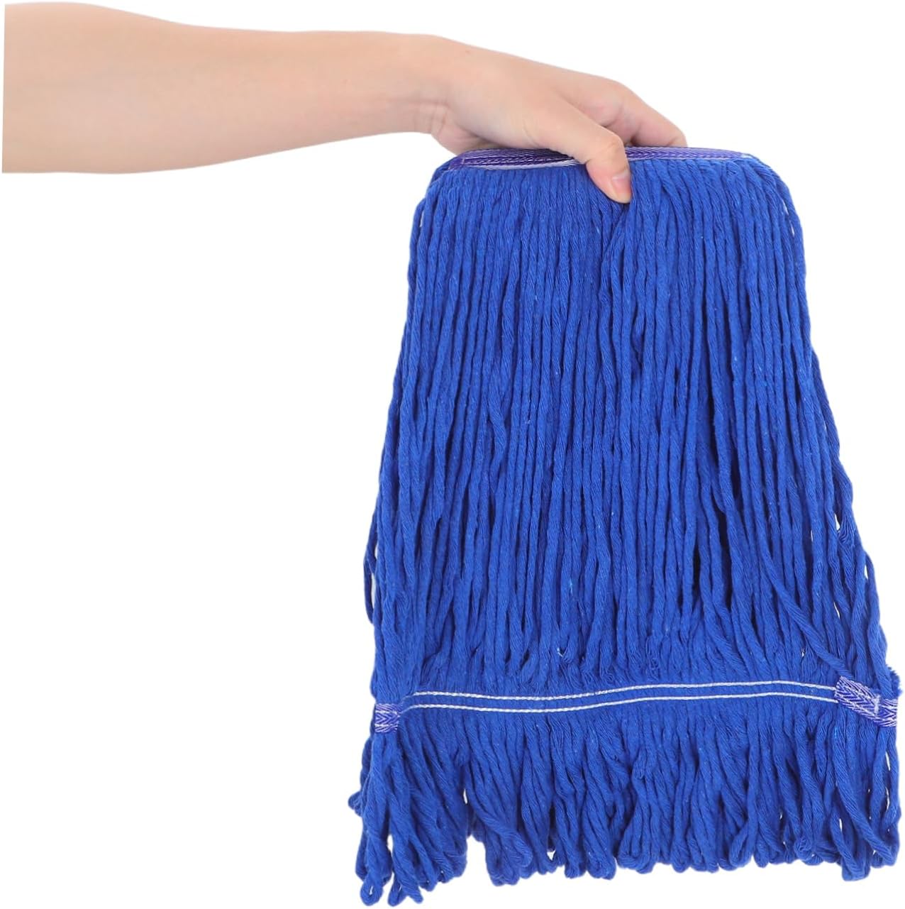 3pcs Commercial Mop Head Refill Heavy Duty Cotton Cleaning Mop Replacement Washable for Home Industrial Commercial Use Reusable Design Durable