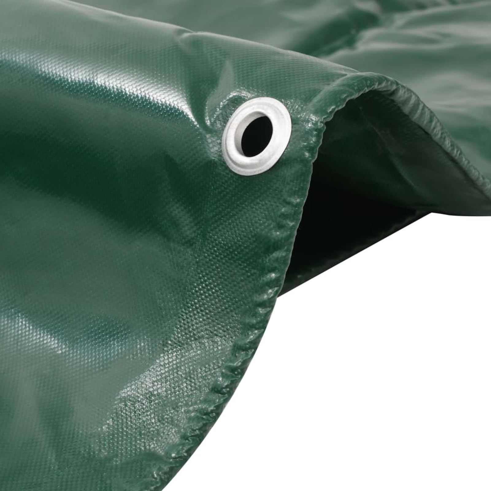 Bâche 650 g/m² 3 x 5 m Vert,Oeillets pour Baches,Bache Jardin