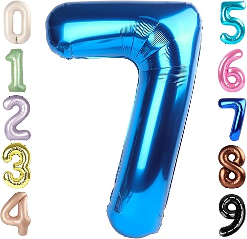 Vista 119 de Globos del números 0 de 40 pulgadas para formar los números 10, 20, 30, 40, 50, 60, 70, 80, 90, 100, para decoración de cumpleaños, bodas, eventos