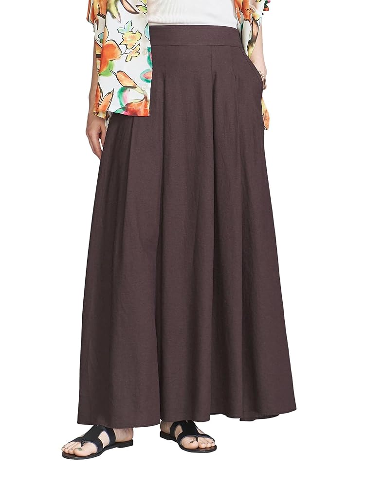 h beauty&youth レーヨンナイロンマキシスカート BEAUTY&YOUTH UNITED ARROWS（ビューティーアンドユース