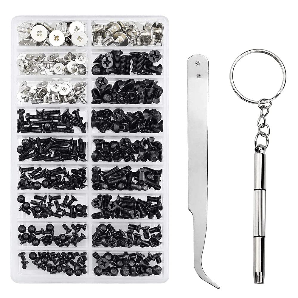 PC Screws Assortment of 355 Pieces M2 M2.5 Screws for Computer HDD .2 SSD Screws for Universal Laptop Repair-image-43