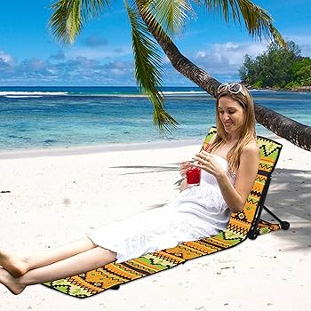 Amazon.co.jp: Fruusv プールベンチ、横になるビーチチェア
