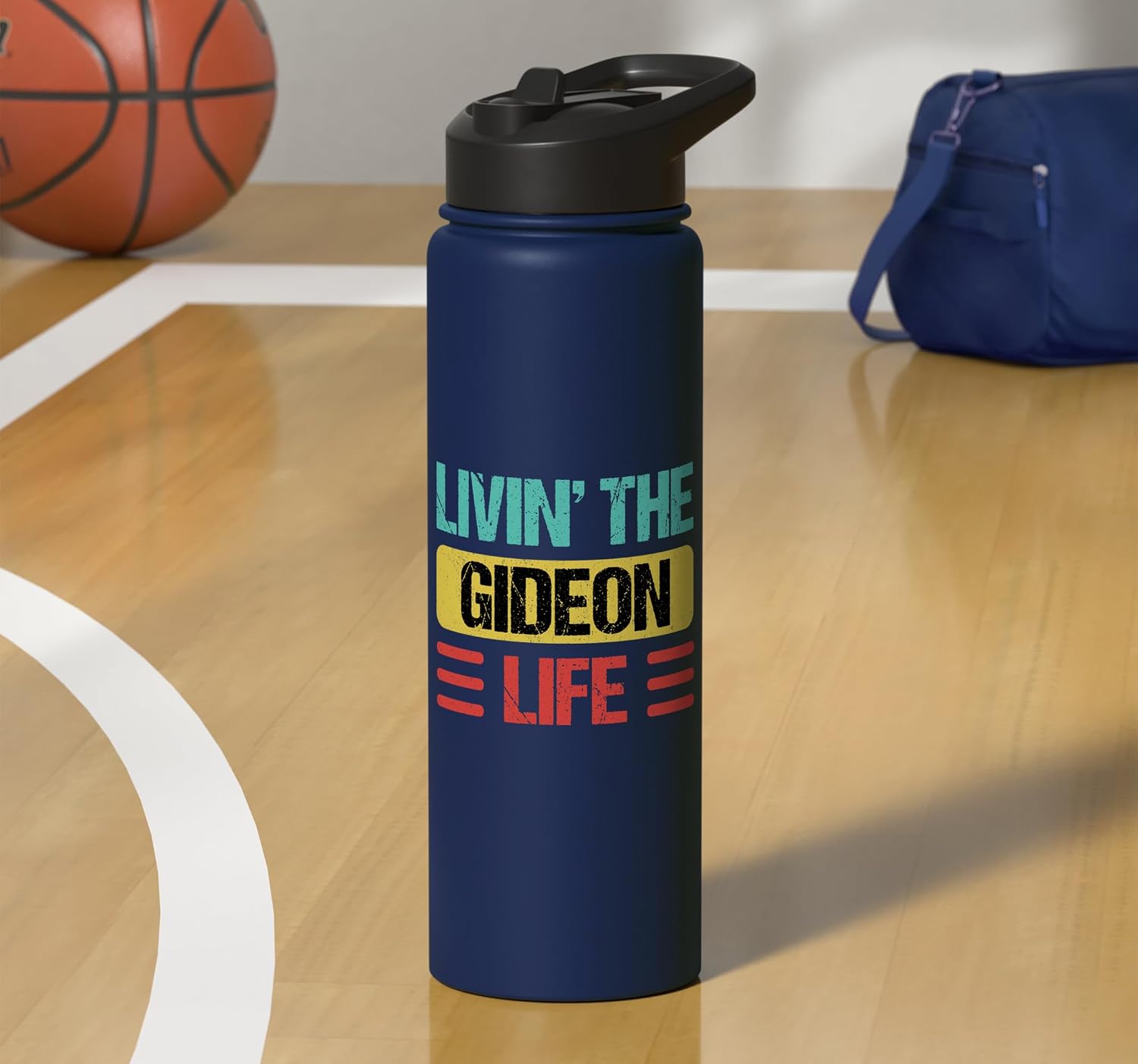 Gideon Name Stainless Steel Insulated Water Bottle
