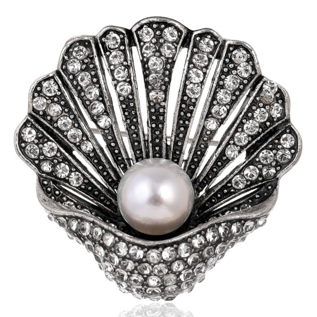 FAIRYGATE Anti Exposure Fixed Brooches Women Unisex Vintage Rhinestone Office Party Brooch Pins Lapel Pin Dress Suit Accessories Boutonniere — view 41