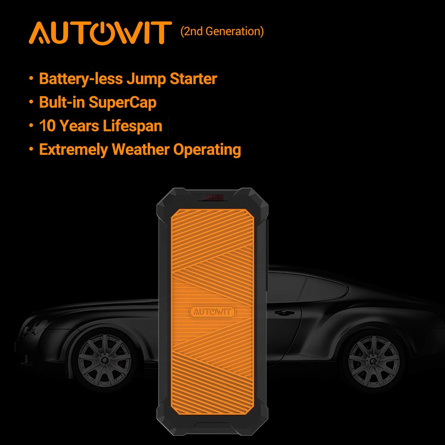 Buy autowit SuperCap 2 12Volt Batteryless Portable Jump Starter (Up