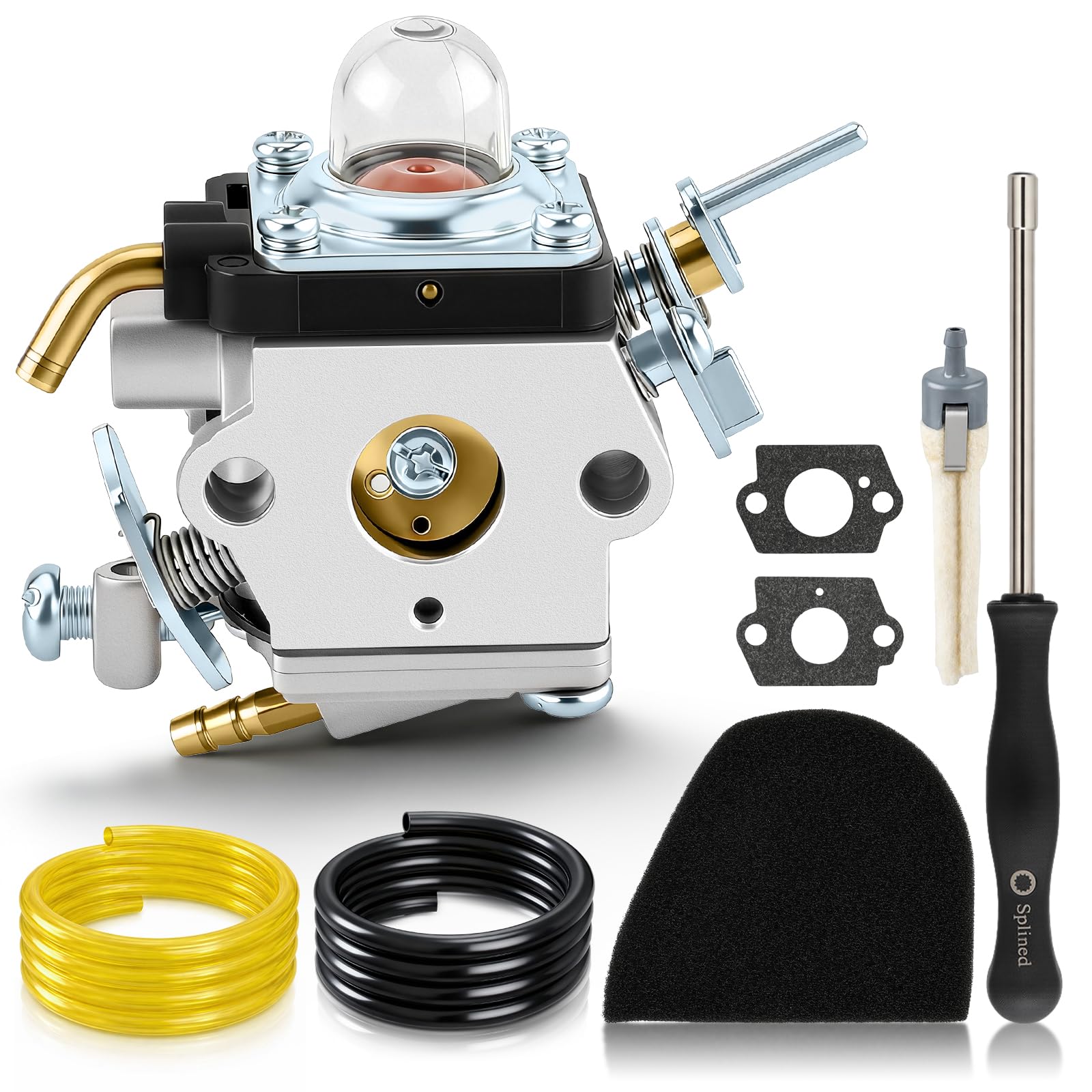 Carburetor Kit 545008097 Fit For Husqvarna 129R 129RJ 129C 129DJX 129L 129LDX 129 LK 329L Trimmer For Jonsered GT2228 GTS2228 BC2228 With Air Filter Activation Kits, Power Strip