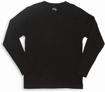 Ably Papa Mens Raglan Long Sleeve Tee | Repels Liquids, Stains, and Odors
