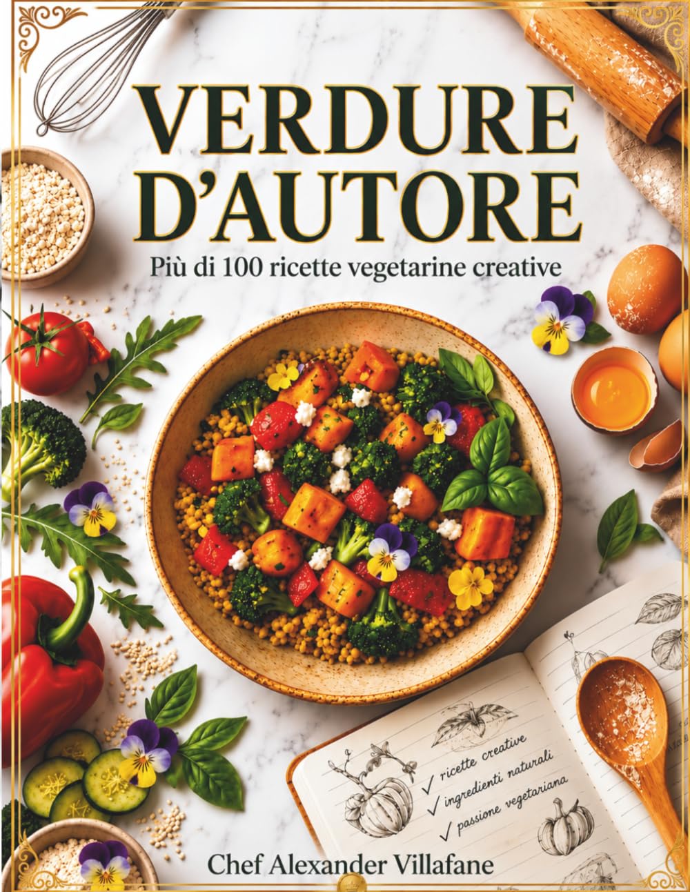 Verdure D'Autore: 100 Ricette Vegetariane Creative