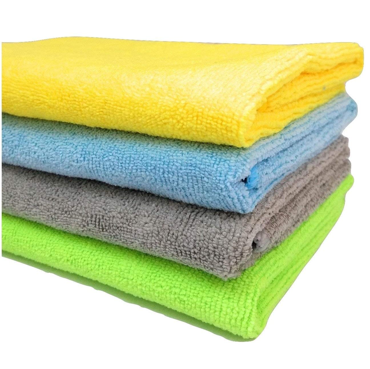 UP16 Microfiber Cleaning Cloths 350GSM Multi-Colour! Highly Absorbent, Lint and Streak Free, Multi -Purpose Wash Cloth for Kitchen, Car, Window, Stainless Steel, Silverware. 40 X 40 CMS (12) (B0BWF31SJ2) Amazon Price History, Amazon Price Tracker