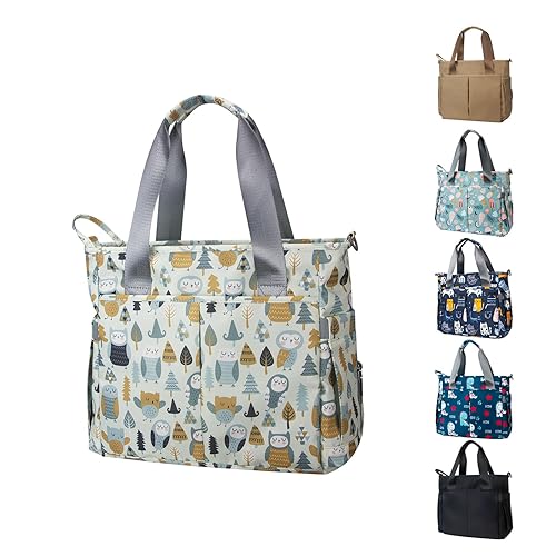Bolsa de pañales impermeable para mamá y papá, bolsas de viaje grandes multifunción, Cute Owl