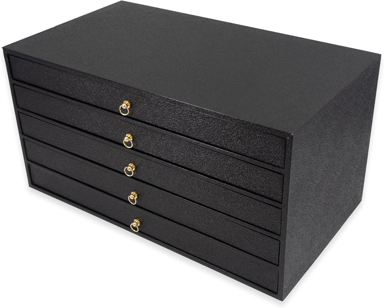 Jewelry Tray Storage Organizer with 5 removable drawers.
