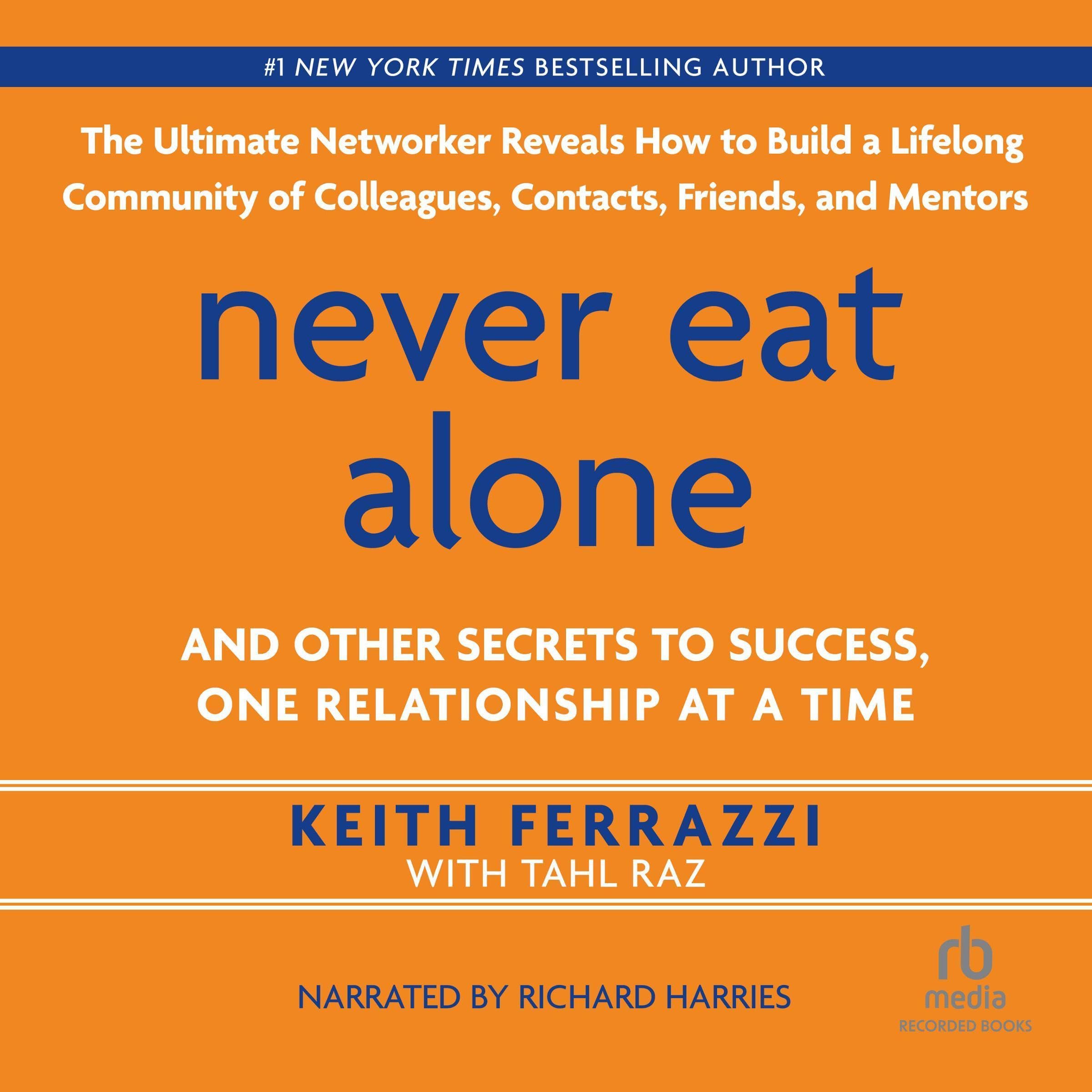 Cover art for Never Eat Alone