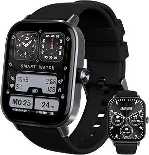 YISH Smartwatch Digital Wrist Watch: Keep track of your health with heart rate monitor, pedometer and sleep monitoring to optimize your daily activity
