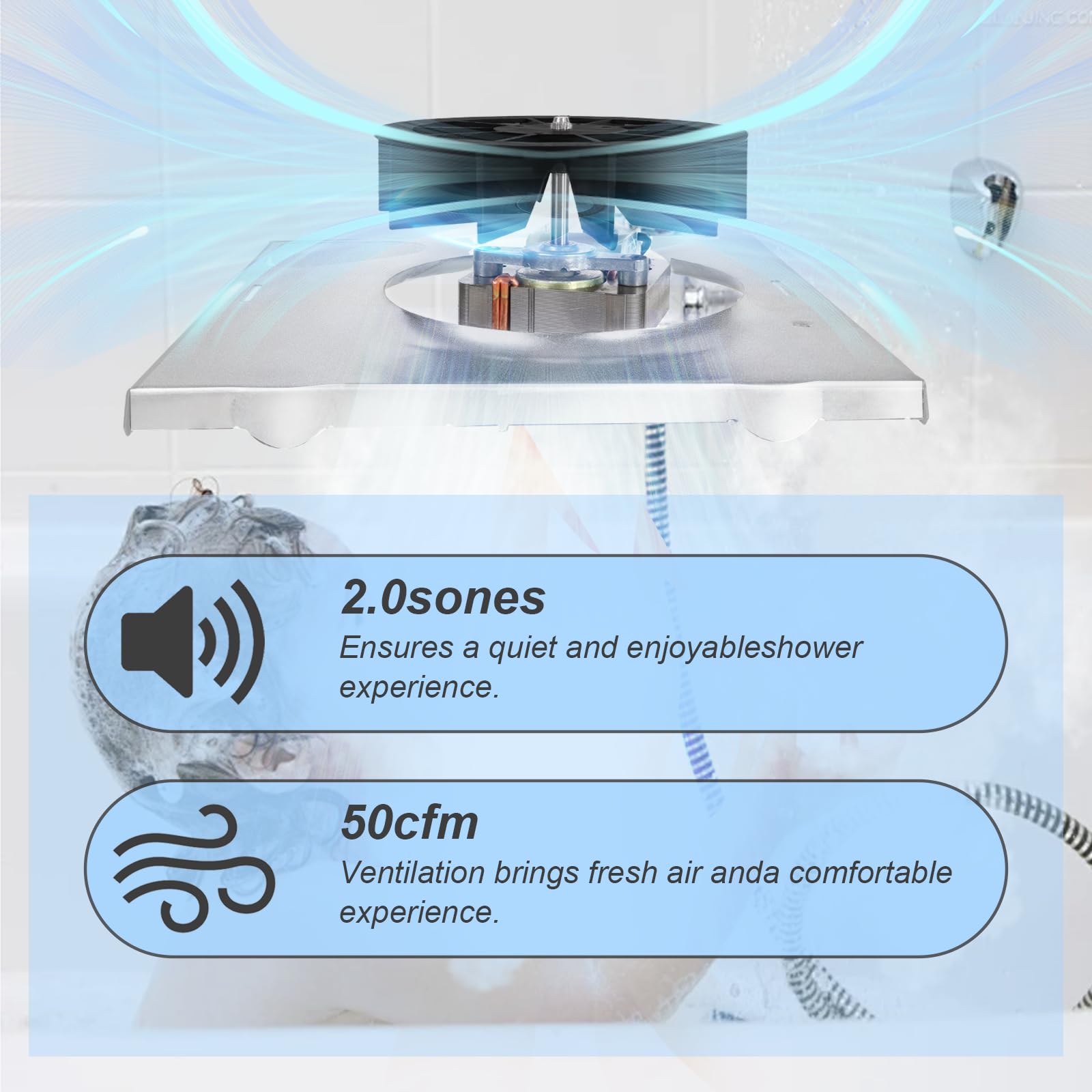 Motor de ventilador 678 para nutone
