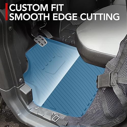 Miniatura 3 de HAKA TOUGH Alfombrillas para Can Am Defender HD5/HD8/HD10 2016-2024 Defender Revestimiento de suelo compatible con accesorios Can Am Defender Max