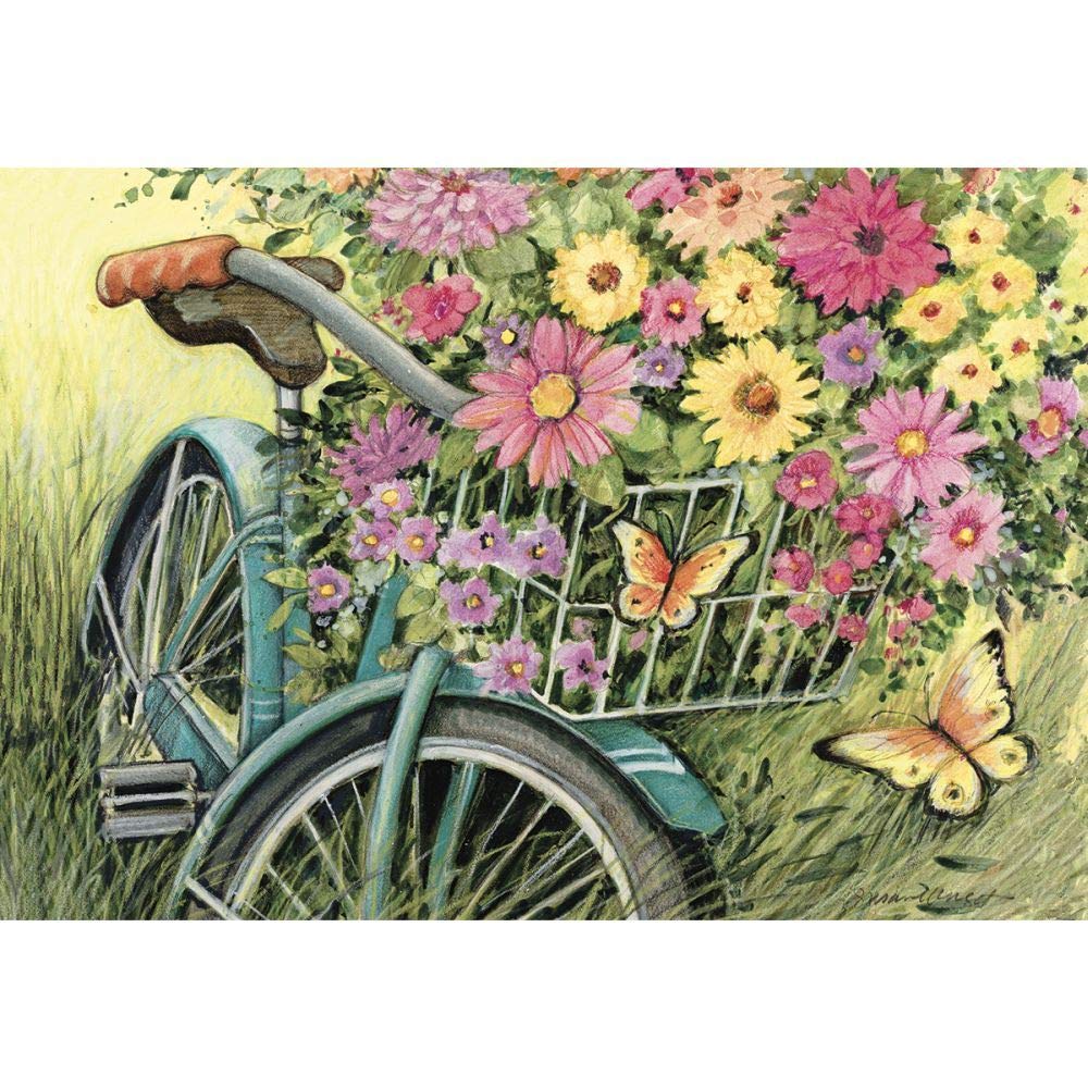 Jigsaw Puzzle 1000 Pieces 29"X20"-Bicycle Bouquet