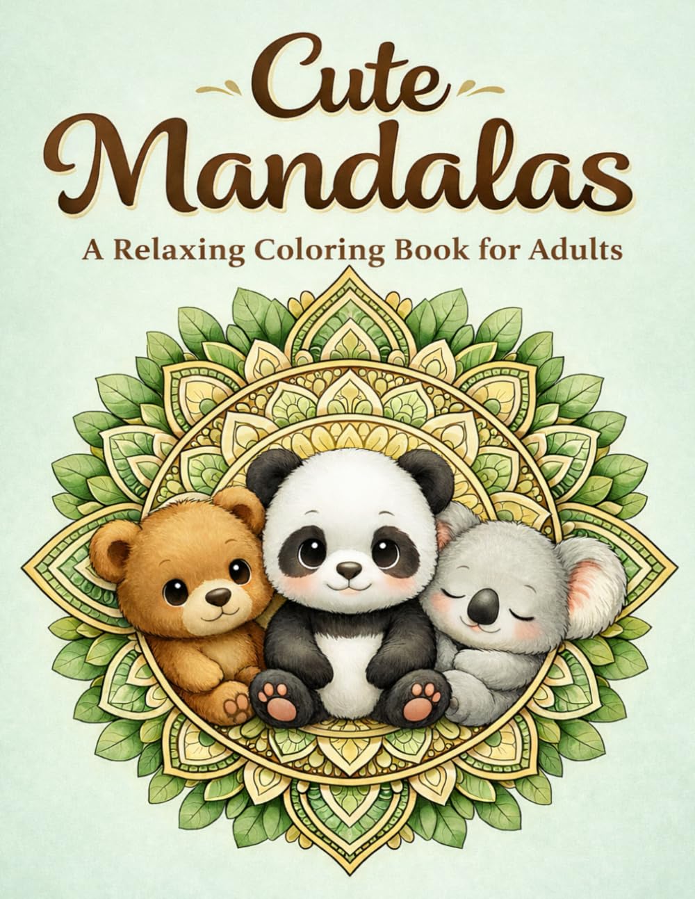 Cute Mandalas to color & relax for adults: A relaxing coloring book for adults