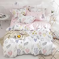 Vista 40 de BuLuTu - Juego de funda de edredón individual de muselina, diseño a rayas, funda de edredón tipo gasa de algodón con 2 fundas de almohada, ropa