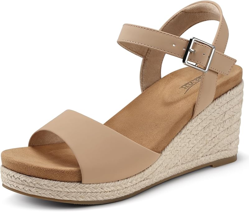 Women's Wedge Sandals Comfortable: Dressy Platform Espadrilles