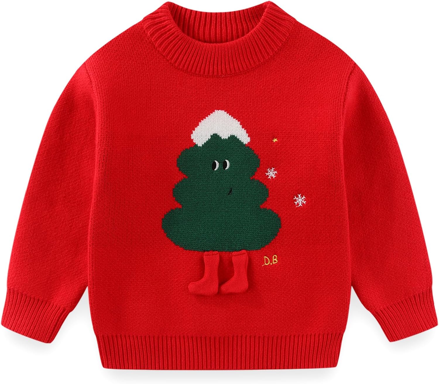 Peacolate 4-10 Years Little Big Girls' Embroidered Sweater Knit Pullover