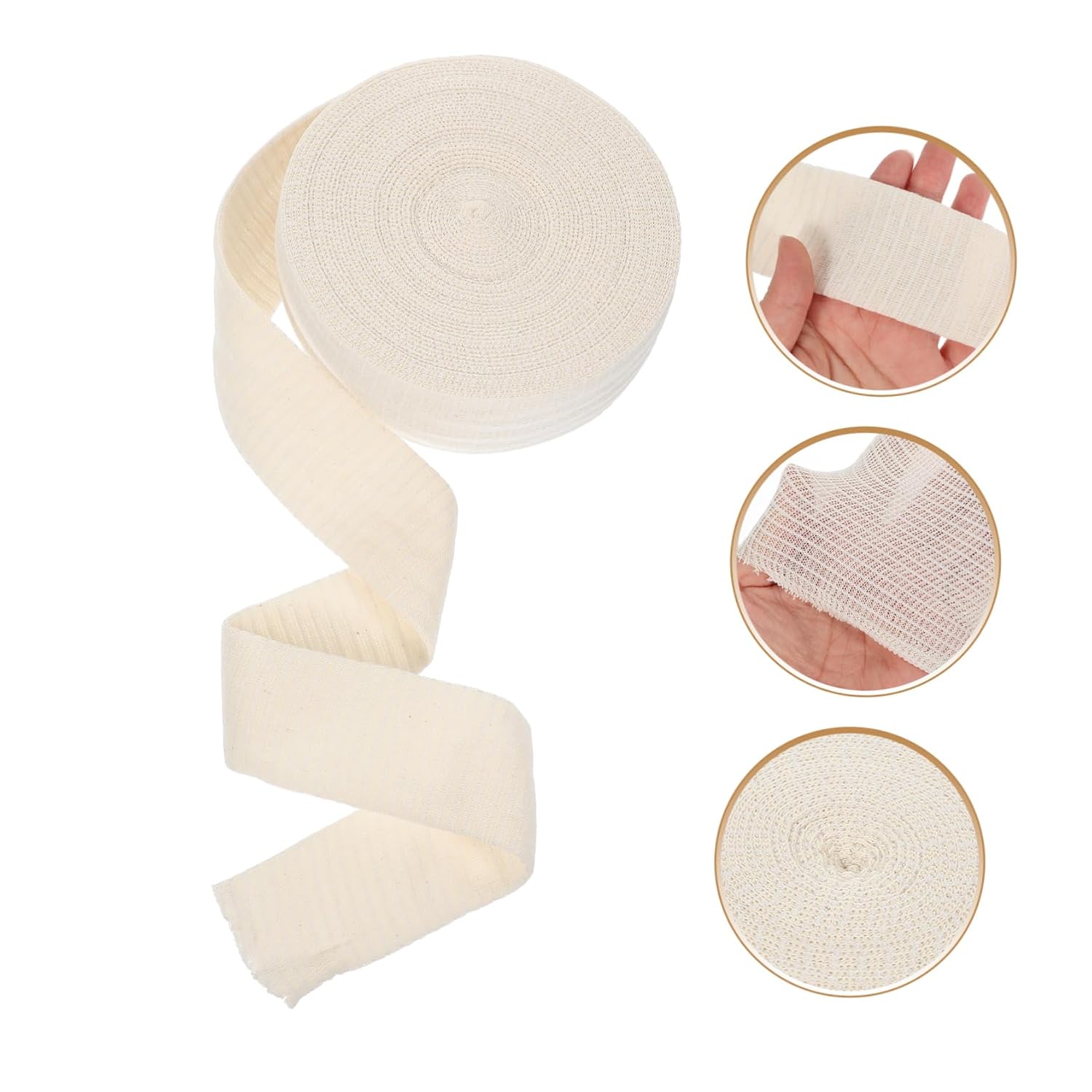 Tubular Elastic Bandage Wrap Stockinette Support Bandage for Leg Elasticated Cotton Roll