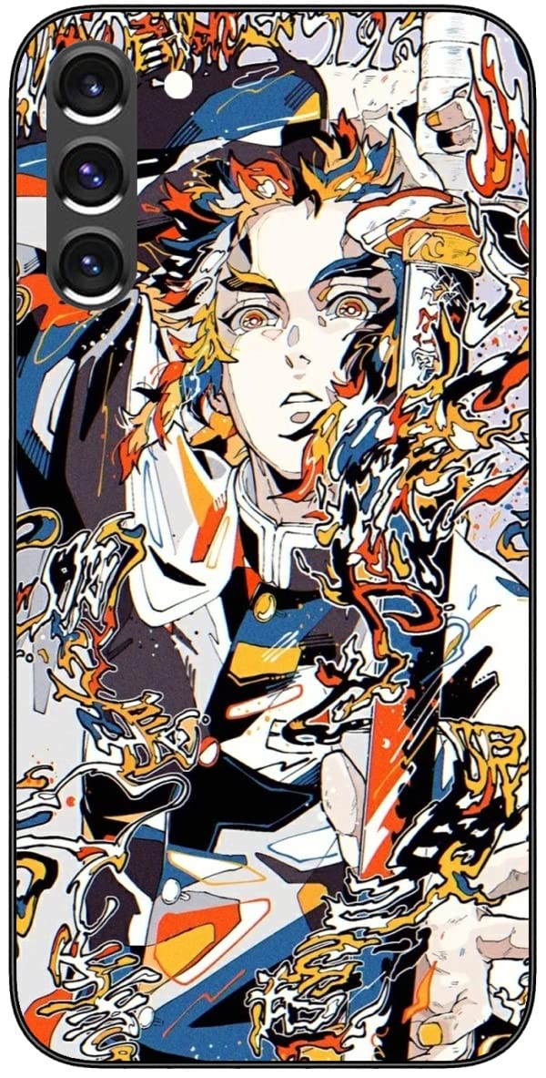 Compatible with Samsung Galaxy S22 | Galaxy S22 5G Case Sla'yer Rengok'u Gift De'mon 362 Man Boys Girls Cartoon Cool Design Soft TPU Phone Case