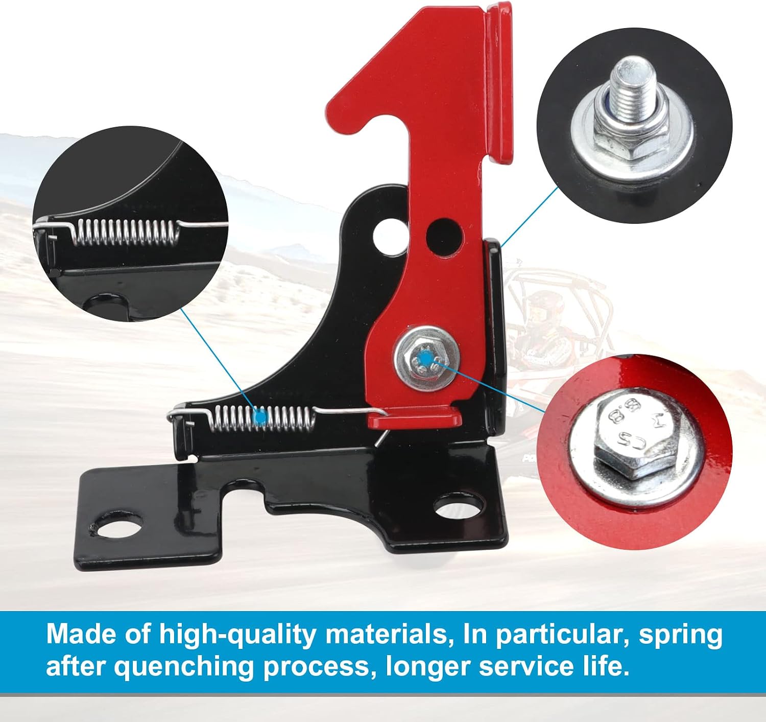 Parking Brake - Spring Parking Brake Accessories Kit Compatible with Polaris Rzr All Model Polaris Ranger 800 900 1000 Turbo Turbo S