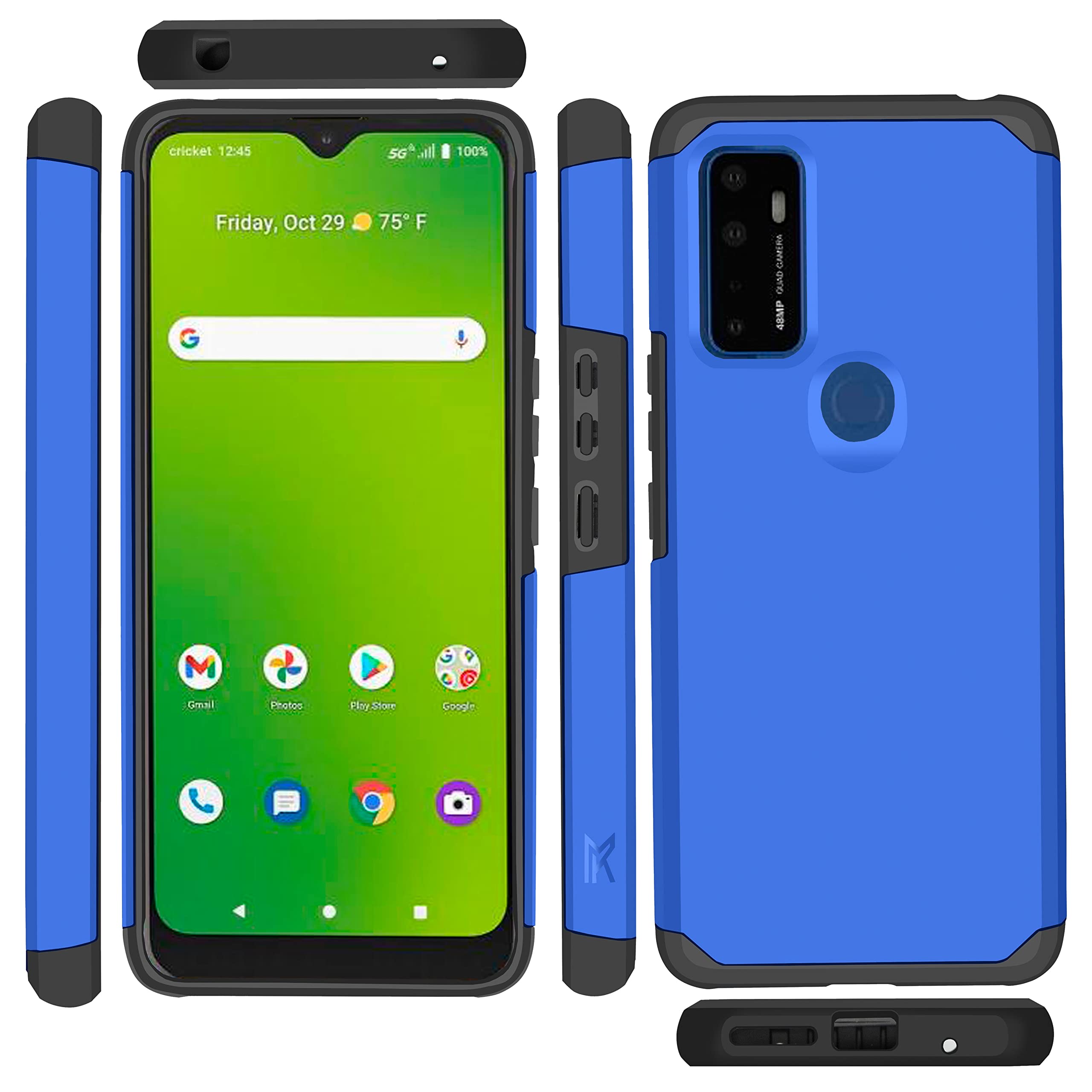 Ingrosso IPhone Custodia Completa Con Cavalletto Per Cricket Innovate E 5G - Vetro Temperato Incluso Custodia Cricket Innovate E - Foto 10