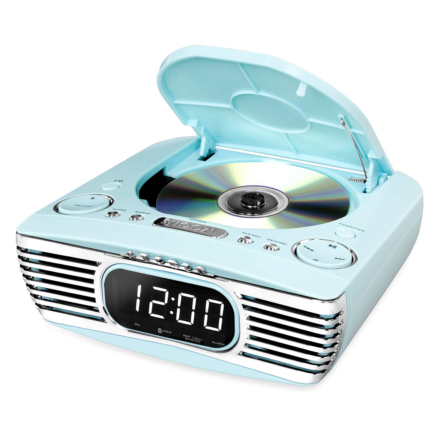 Amazon.com: Victrola Bedside Digital LED Alarm Clock Stereo with