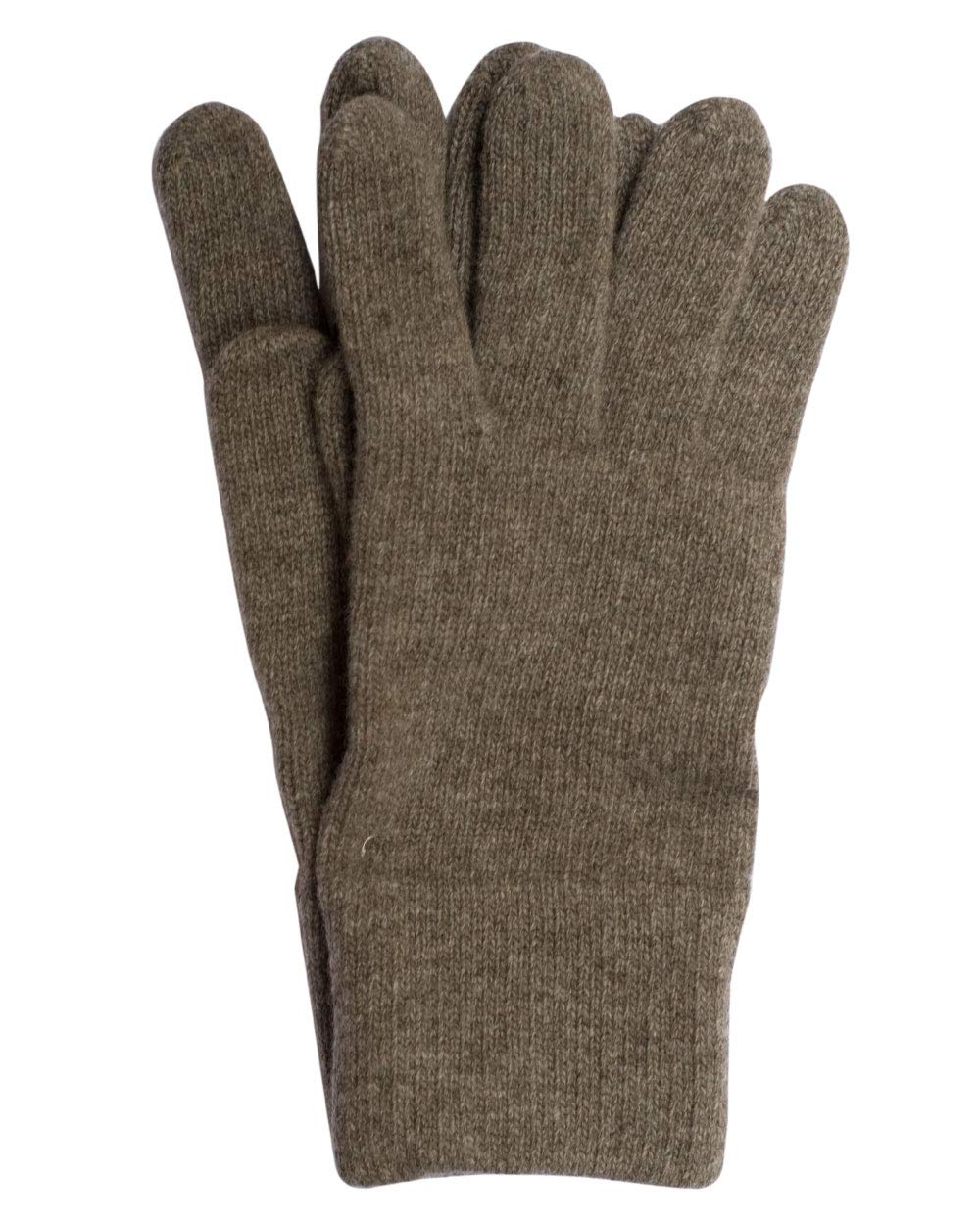 Fosternatur Men's Glacier Merino Gloves Finger Gloves 100% Wool Merino Extra Fine, Elk, 9,5